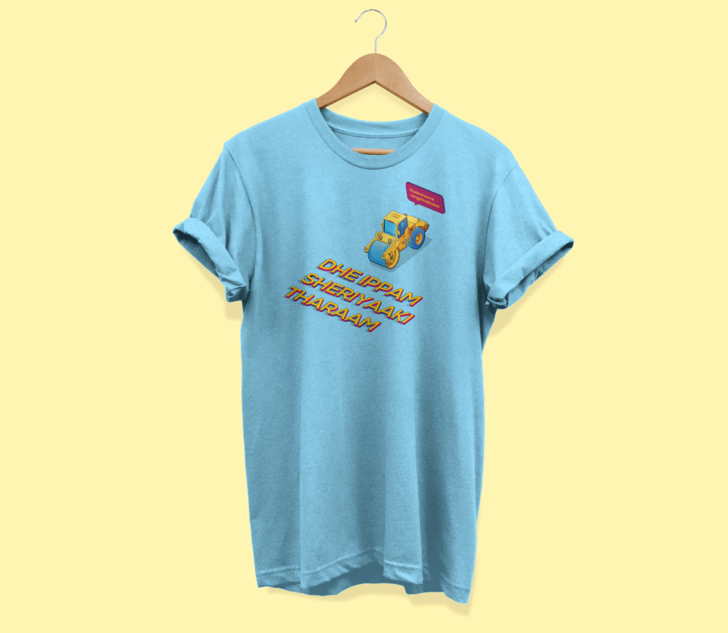DHE IPPAM SHERIYAAKI THARAAM - Pappu - Premium Unisex Oversized
