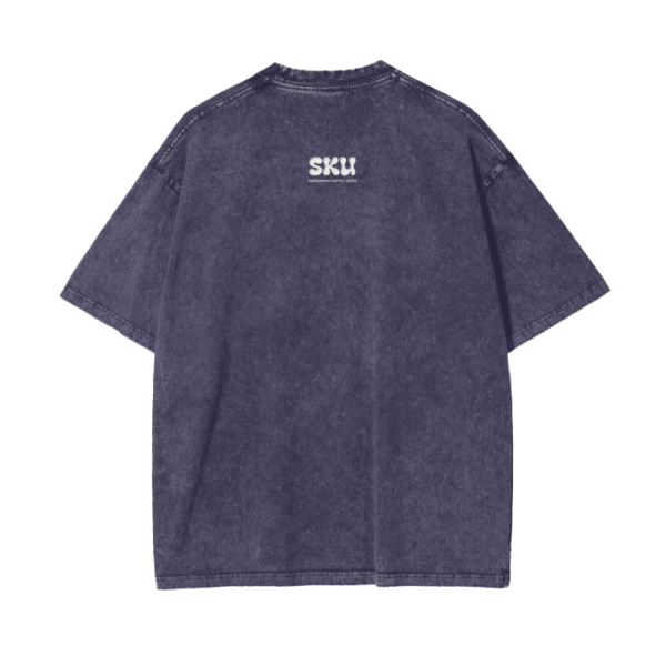 Streetwear Unisex Oversized Snow Wash T-Shirt - Image 2