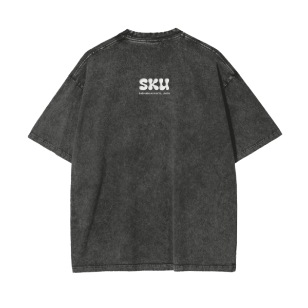 Acid Wash Oversize T-Shirt - 250 GSM - Image 4