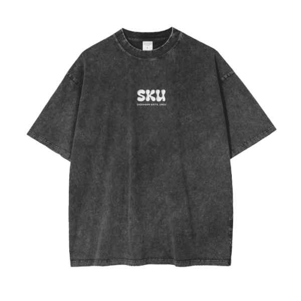 Acid Wash Oversize T-Shirt - 250 GSM - Image 3