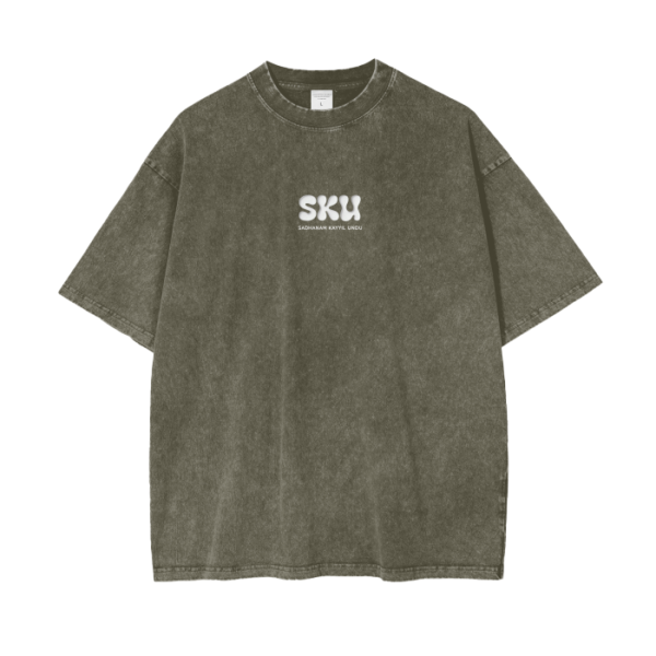 Acid Wash Oversize T-Shirt - 250 GSM - Image 13